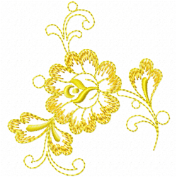 Flowers And Tree Embroidery Design 12 Flowers And Tree Embroidery Design 12